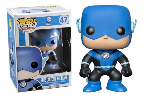 Funko Pop, The Flash 47, Blue Lantern, Exclusivo De Dc Comics