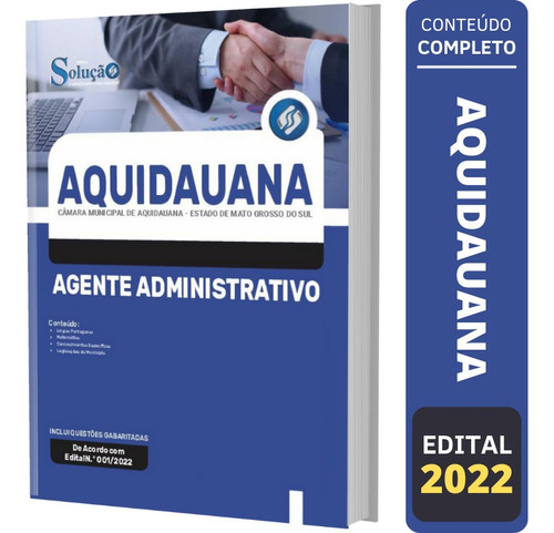 Apostila Câmara Aquidauana Ms - Agente Administrativo