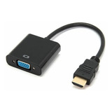 Adaptador Conversor Hdmi Macho A Vga Hembra Sin Sonido Htg