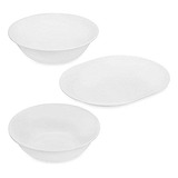 Corelle Juego Completo De 3 Piezas Blanco