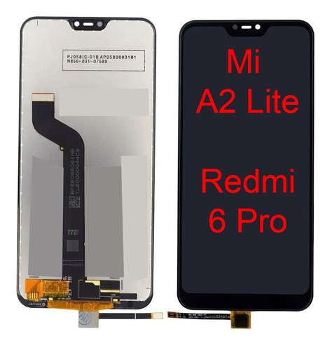 Tela Display Frontal Compatível Redmi 6 Pro / Mi A2 Lite 