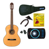 Gracia M7 Combo Guitarra Clasica + Funda + Afinador + Acc