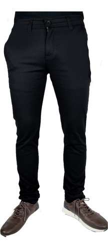 Pantalon Dril Licrado Hombre En Tela Galleta