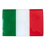 Adesivo Bandeira Da Italia Resinada Universal