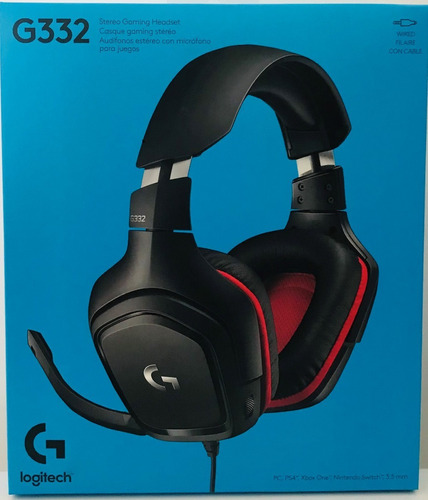 Audífonos Gamer Logitech G Series G332 Negro