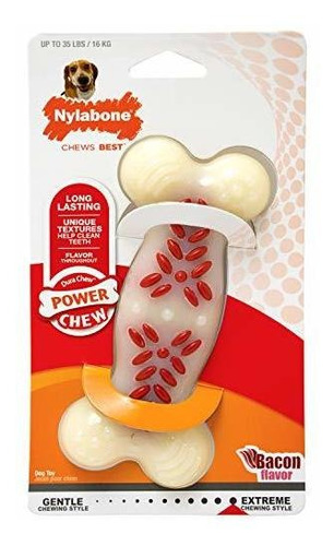 Nylabone Dura Chew Lobo Tocino Con Sabor A Hueso De Perro Ch