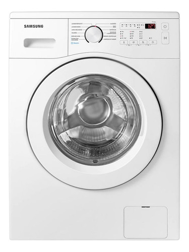 Lavarropas 7kg Invert Ww70a4000 Samsung Carga Frontal Blanco