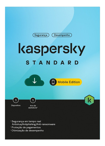 Kaspersky Mobile 1 Dispositivo 1 Ano Android Envio Imediato