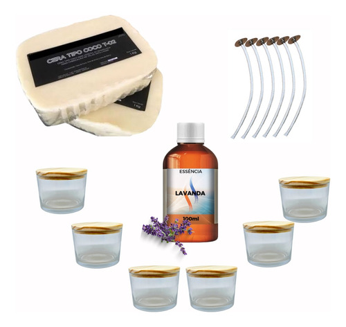 Kit (básico) Para Iniciante De Velas Aromáticas