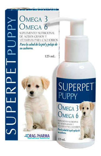 Superpet Puppy Omega 3 Y 6 - Cachorro - Suplemento 125ml
