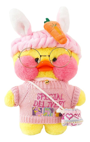 Peluches Lalafanfan + Pato Bebe Kawaii Lentes Cartera Ropa