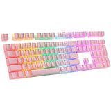 Ltc Lavacaps Pbt Double Shot 108 Pudding Keycaps Set, Transl