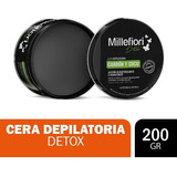 Millefiori Detox Cera Depilatoria Carbon Y Coco 200g