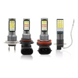 Kit Focos Led H11 H8 H7 Tricolor Faro Coche Niebla Luz Hb3