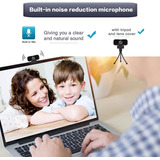 Webcam Hd 1080p Camara De Ordenador - Micrófono Portátil Usb