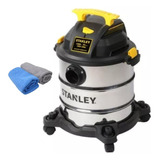 Aspiradora Stanley Acero Inoxidable 23 Litros 1300 W + Paños