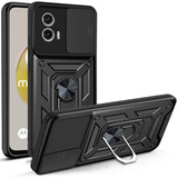 Case Para Motorola Moto G73 C/ Anel E Proteção Camera