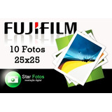 Revelação De 10 Fotos 25x25 Qualidade Fujifilm