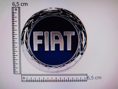 Emblema Delantero 6.5cm Azul Fiat Uno Palio Siena  Foto 5