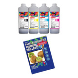 Papel Glossy 210gm 50 Hojas + 4 Litros Para Hp Ink Tank 415