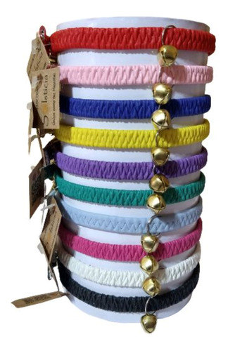 Collar Gatitos Elastizado Pack X 10 (pets Veterinarias) !!!