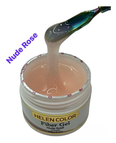 Fiber Gel Helen Color 20g Alongamento Unha Anvisa Uv/led