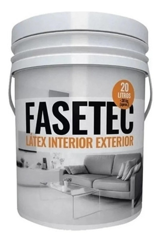 Pintura Polacrin Lavable Interior Exterior Pared X 20 Litros Acabado Mate Color Blanco