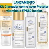 Kit Bio Whitening Clareador + Protetor Vitamina C Bioage