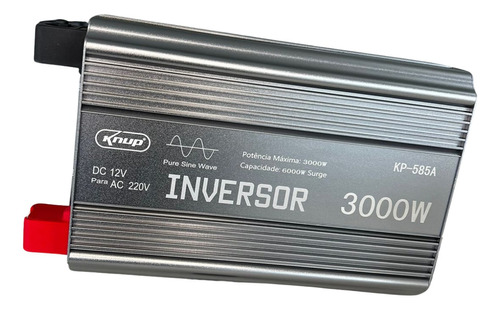 Inversor Knup 3000w 12v 220v Onda Pura Senoidal Geladeira 