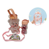 Set De 2 Botellas Forma De Oso Para Colgar Escolar Stickers