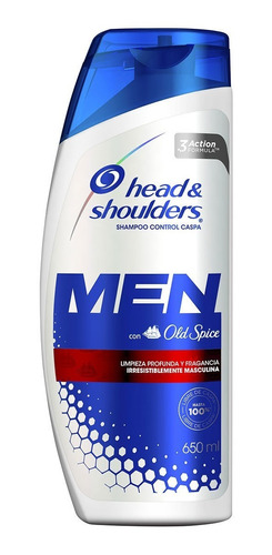 Shampoo Head & Shoulders Old Spice Para Hombre 650 Ml