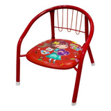 Silla Metalica Para Niños Y Niñas Varios Colores Y Diseños