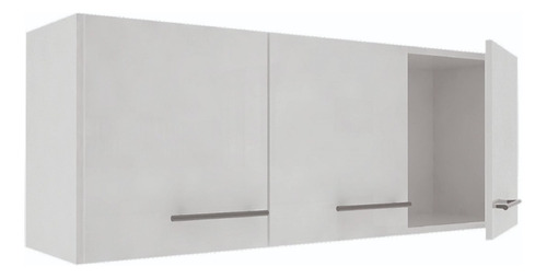 Alacena Mueble Cocina Melamina Orlandi 1.20 Organizador Color Blanco