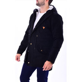 Campera Parka Hombre Con Corderito 