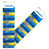 Kit 2 Cartelas De Baterias Philips Cr2025 3v 5 Unid. Cada