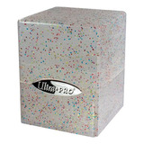 Ultra Pro Deck Box Satin Cube Gris Brillante