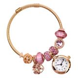 Reloj Y Pulsera Con Charm Diferentes Diseños