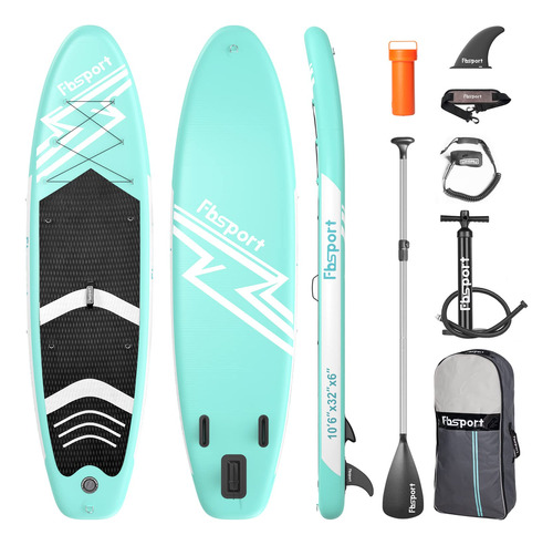 Fbsport - Tabla Inflable De Surf De Remo De 10 Y 10.6 Pies .