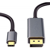 Cabo Usb-c Usb Tipo C 3.1 Para Displayport 4k 60hz 