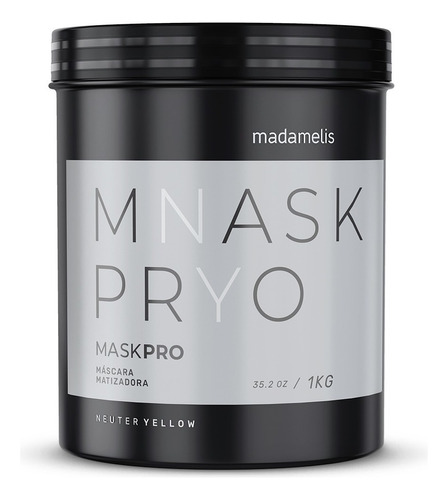 Máscara Matizadora Mask Pro Neuter Yellow Madamelis 1kg