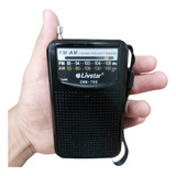 Mini Radio Portatil Am Fm A Pilha De Bolso Original Garantia