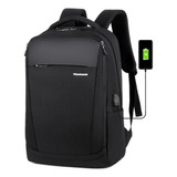 Mochila Bolso Porta Notebook Con Usb Tipo Urbana Uso Diario