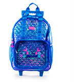 Mochila Carrito Escolar/infantil Matelasse Nena Sirenas 