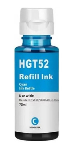Tinta Compatible Con Hp Gt51 / Gt52, Gt 5820 Smarttank 500