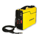 Soldadora Stanley Inverter Mig 130 Sin Gas Flux Italiana Color Amarillo