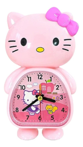 Reloj Despertador Campana Infantil Mesa Colores Decorativo