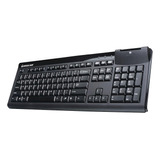 Teclado De 104 Teclas Con Lector De Tarjetas Inteligentes