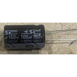 2pcs Capacitor Electrolitico 100uf 160v 2.5x1.5cm