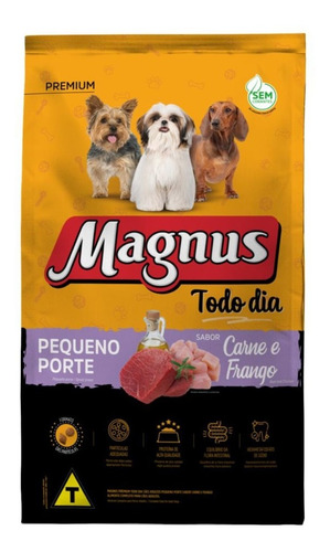 Ração Magnus Todo Dia Pequeno Porte Carne E Frango 10kg