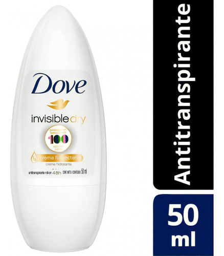 Dove Desodorante En Roll On 50ml Invisible Dry